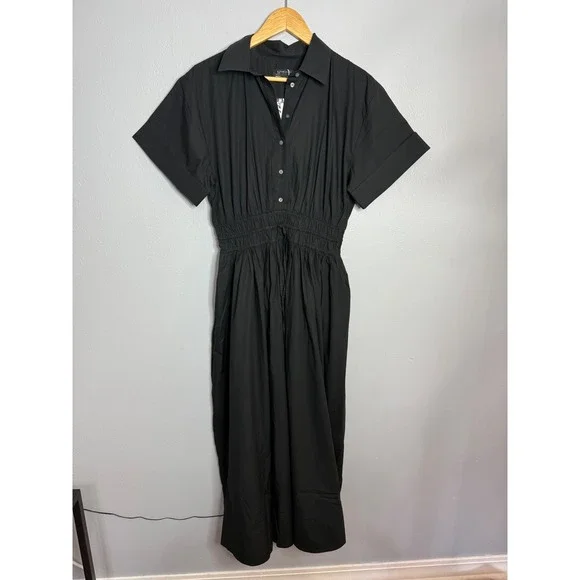 J.Crew Elena shirtdress in cotton poplin Tall 8 - Picture 2 of 7